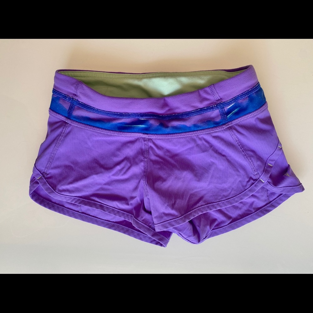 Ivivva Purple Speedy Shorts(size 6)